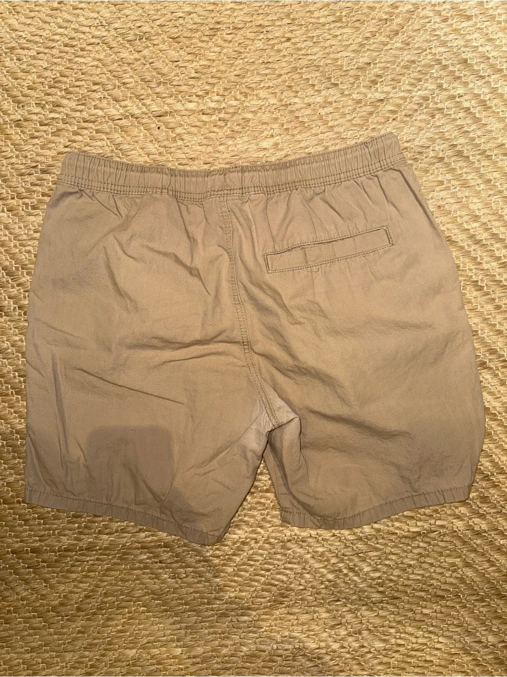 H&M Men's Drawstring Athletic Shorts in Taupe